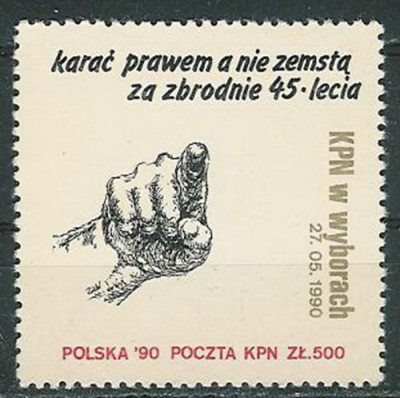 Solidarność (S037)- KPN 90 KPN w wyborach (karać...)