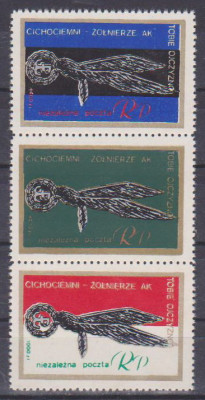 Solidarność (S246)- Niezal. Poczta RP Cichociemni (1x3)