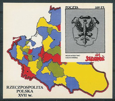 Solidarność (S286)- Polska XVII w. Woj. Krakowskie