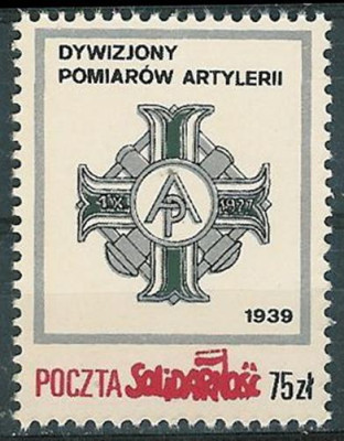 Solidarność (S428)- odznaka Dywizjon Pomiar&oacute;w Artylerii