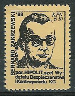 Solidarność (S447)- KPN 88 dow. AK Bernard Zakrzewski