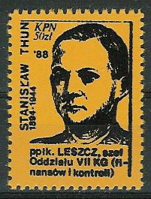 Solidarność (S449)- KPN 88 dow. AK Stanisław Thun