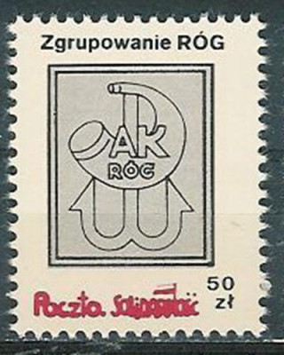 Solidarność (S544)- odznaka Zgrupowanie R&Oacute;G