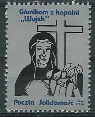 Solidarność (S615)- G&oacute;rnikom z kop. Wujek (nieb)