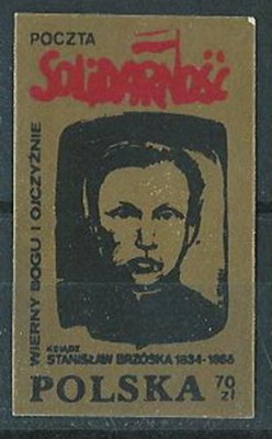 Solidarność (S747)- St. Brz&oacute;ska (złoty-czarny)