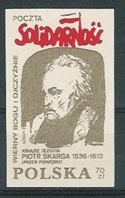 Solidarność (S752)- Piotr Skarga 1536-1612 (złoty)