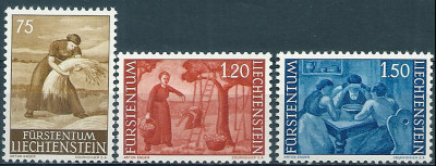 1960 r Liechtenstein Mi 399 - 401**