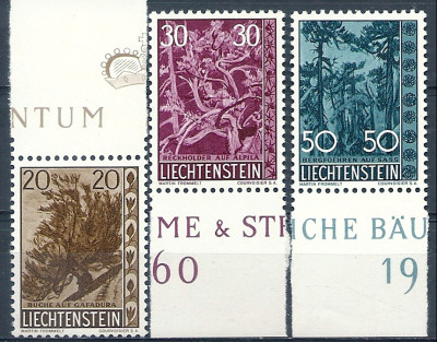 1960 r Liechtenstein Mi 403 - 405**