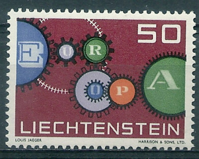 1961 r Liechtenstein Mi 418**