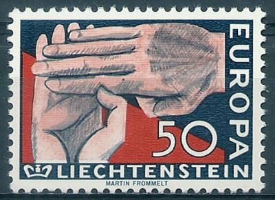 1962 r Liechtenstein  Mi 422**