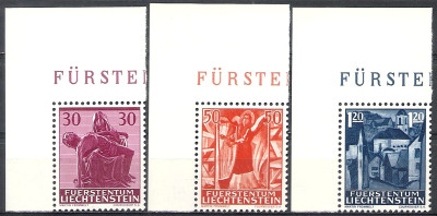 1962 r Liechtenstein  Mi 428 - 430**