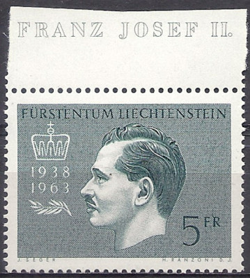 1963 r Liechtenstein  Mi 431**