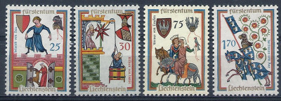 1963 r Liechtenstein  Mi 437 - 440**
