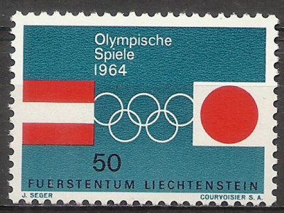 1964 r Liechtenstein  Mi 441**