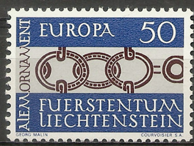 1965 r Liechtenstein  Mi 458**