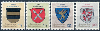 1965 r Liechtenstein  Mi 454 - 457**