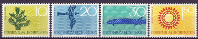 1966 r Liechtenstein  Mi 464 - 467**