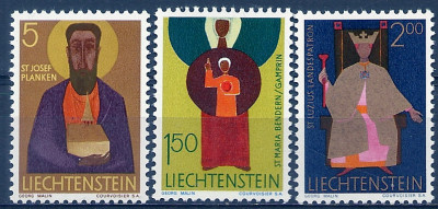 1968 r Liechtenstein Mi 504 - 506**