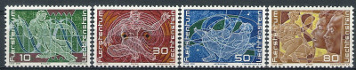 1968 r Liechtenstein  Mi 512 - 515**