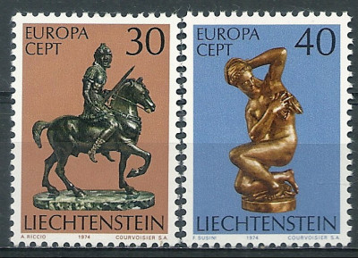 1974 r Liechtenstein Mi 604 - 605**