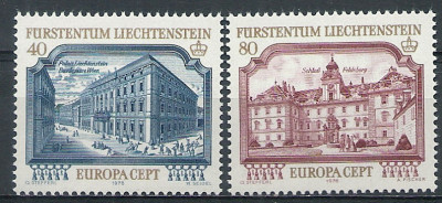 1978 r Liechtenstein Mi 696 - 697**