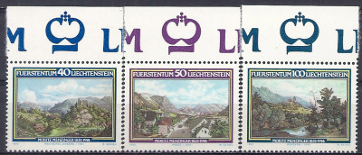 1982 r Liechtenstein Mi 810 - 812**
