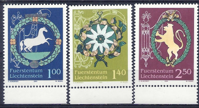 2005 r Liechtenstein  Mi 1381 - 1383**