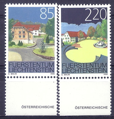 2005 r Liechtenstein Mi 1387 - 1388**