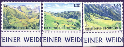 2006 r Liechtenstein Mi 1421 - 1423**