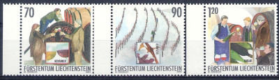 2003 r Liechtenstein Mi 1334 - 1336**