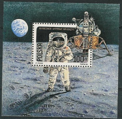 blok 95 B : 20 rocz. lądowania na Księżycu