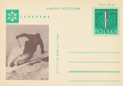 Cp 209 b : Narciarskie MŚ FIS 1962