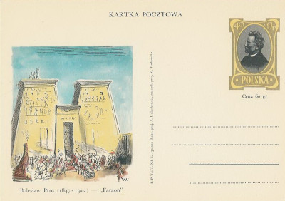 Cp 223 a : 50 r. śmierci B.Prusa (Faraon)