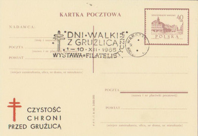 dodruk Cp 0275 I.01.war.XII.09: Dni walki z gruźlicą
