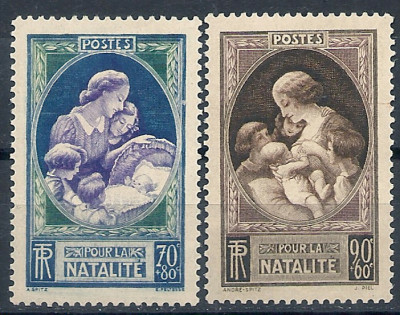 1939 r. Francja Mi 447 - 448**