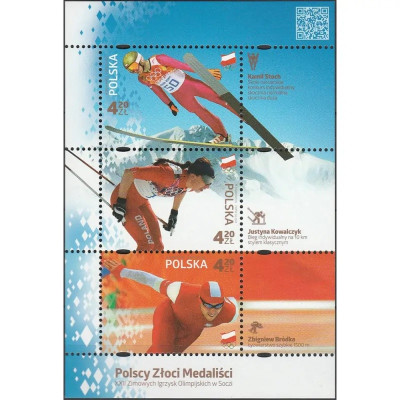 Blok 260 ** 2014 - Polscy Złoci Medaliści
