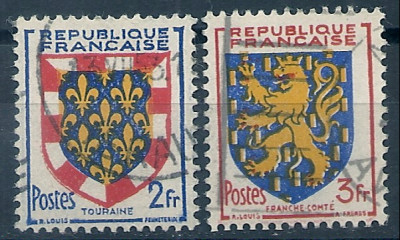 1951 r. Francja Mi 913 - 914 kas.