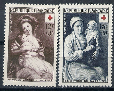 1953 r. Francja Mi 977 - 978**