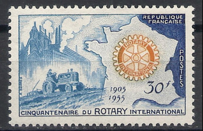 1955 r. Francja Mi 1029**