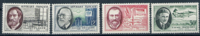 1957 r. Francja Mi 1117 - 1120**
