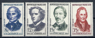 1958 r. Francja Mi 1175 - 1178**