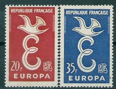 1958 r. Francja Mi 1203 - 1204**