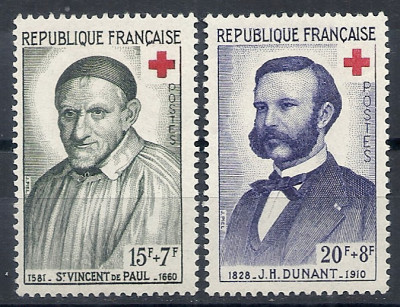 1958 r. Francja Mi 1217 - 1218**