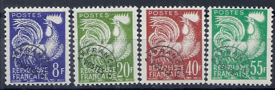 1959 r. Francja Mi 1228 - 1231**