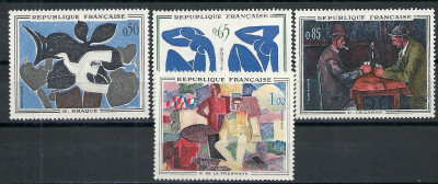 1961 r. Francja Mi 1365 - 1368**