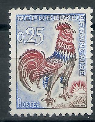 1962 r. Francja Mi 1377**