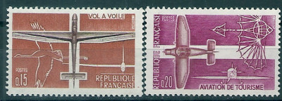 1962 r. Francja Mi 1387 - 1388**