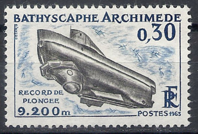 1963 r. Francja Mi 1414**