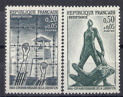 1964 r. Francja Mi 1456 - 1457**