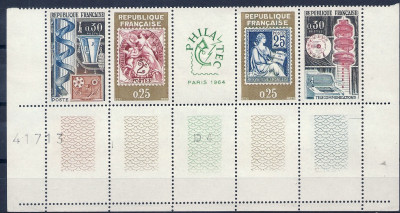 1964 r. Francja Mi 1460 - 1463**